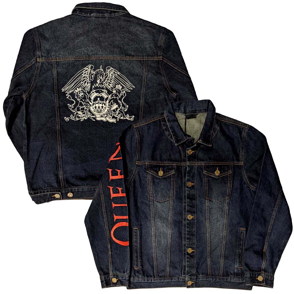 QUEEN クイーン (初来日50周年 ) - White Crest / バックプリントあり / アームプリントあり / アウター / メンズ - PGS